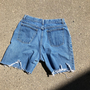 Vintage Light-wash Denim shorts