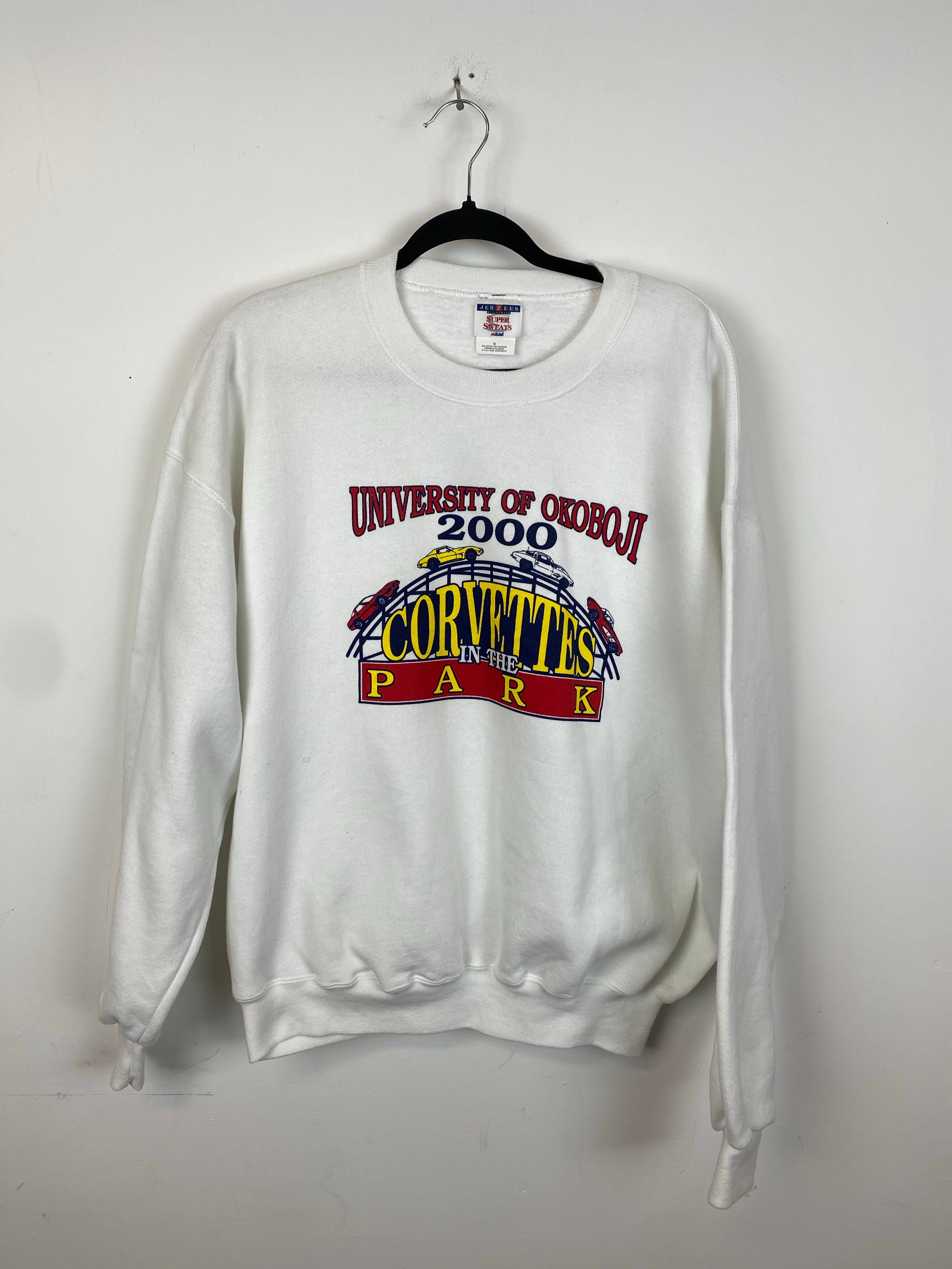 2000s University Corvette crewneck - L