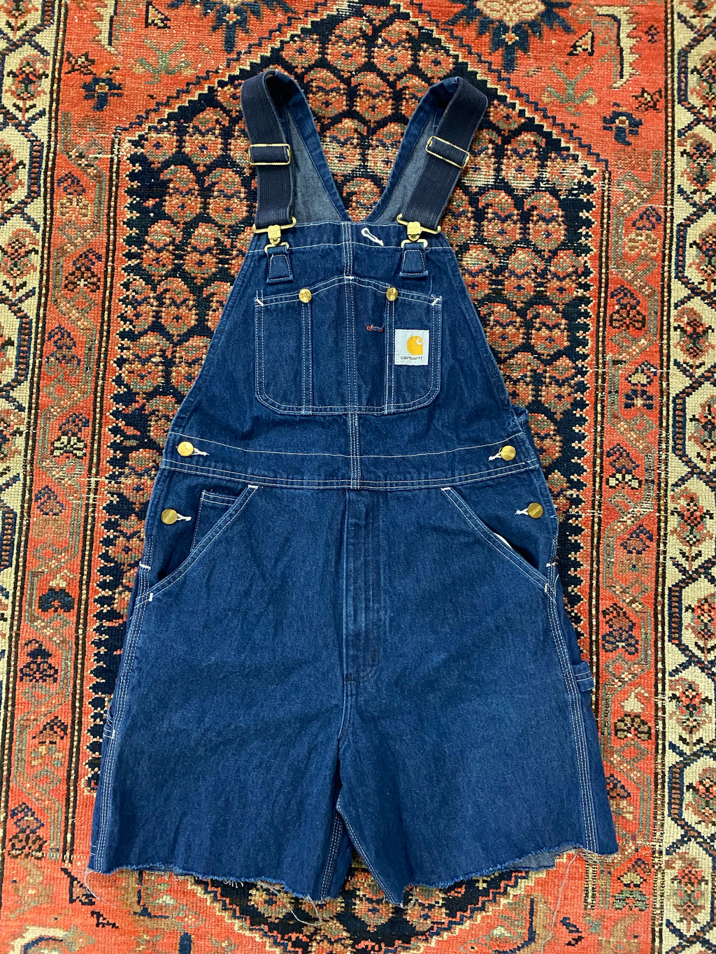 Vintage Cut-off Carhartt Overalls - M