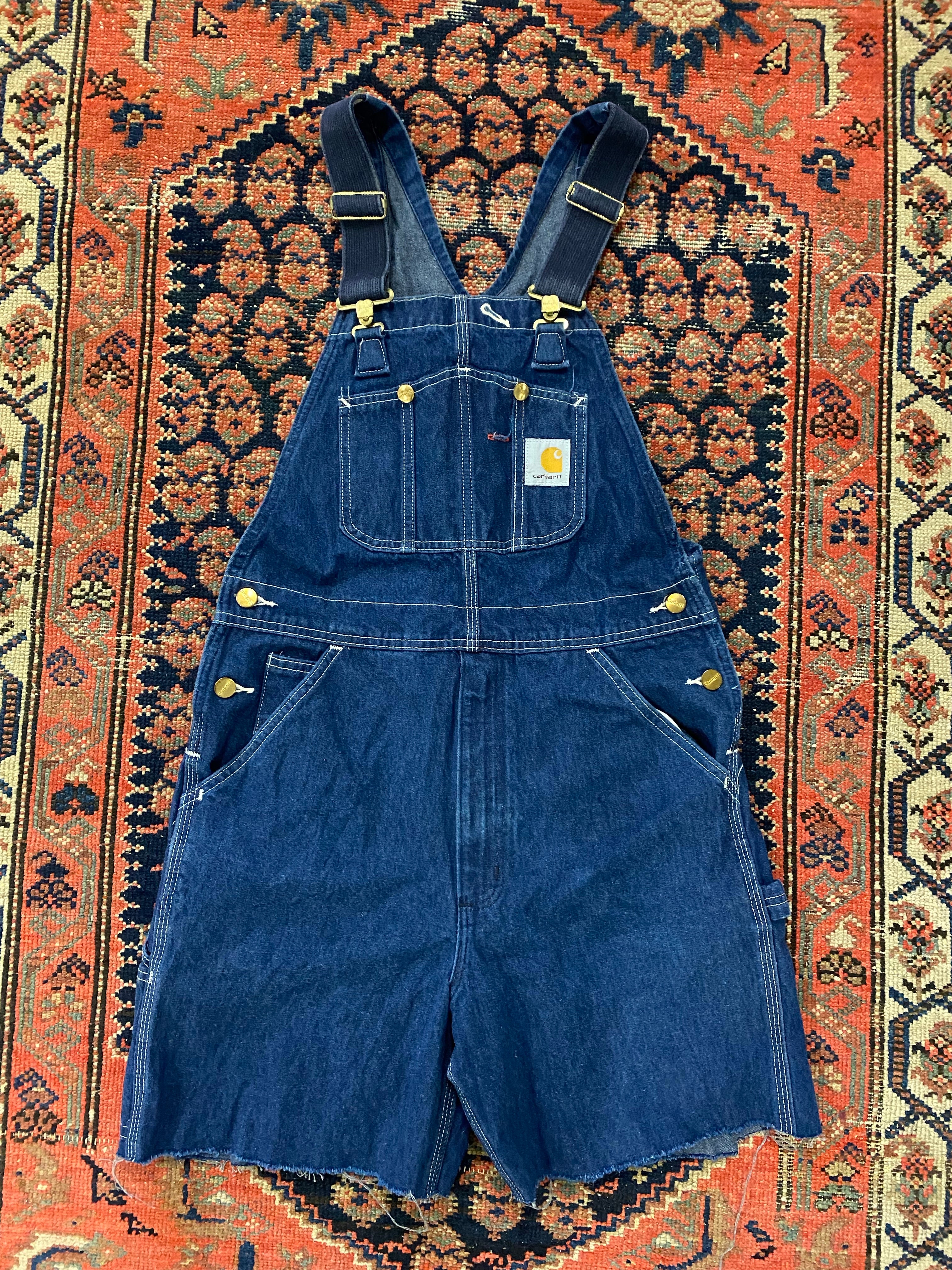 Vintage Cut-off Carhartt Overalls - M