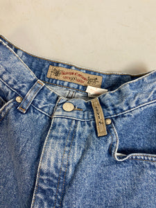 Vintage Levi’s Frayed High Waisted Denim Shorts - 24in