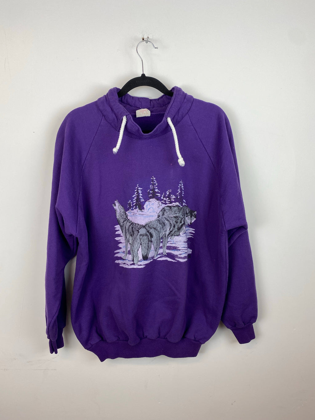 Vintage wolf crewneck - M