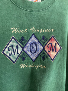 Embroidered West Virginia Mom crewneck