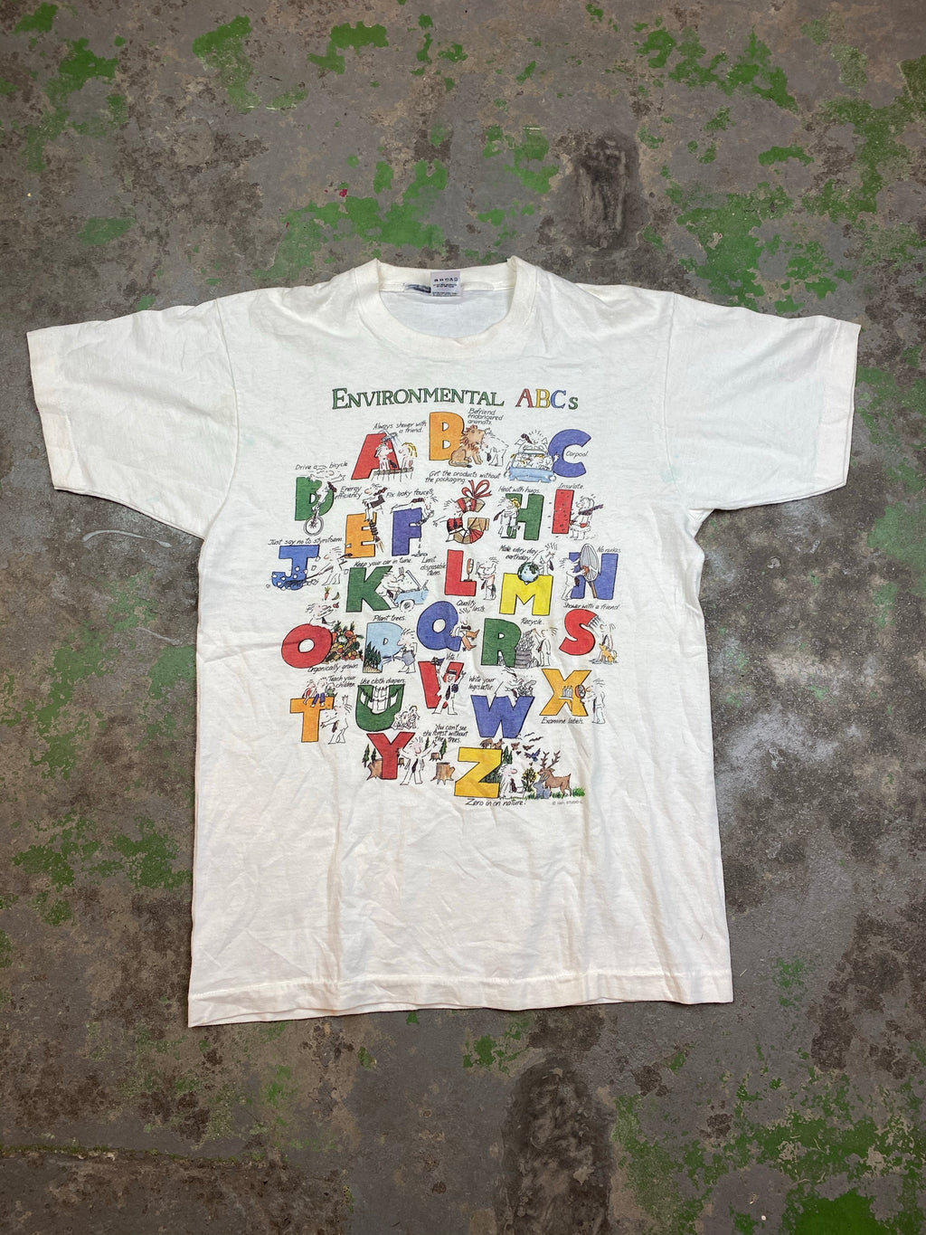 Environmental ABC t shirt