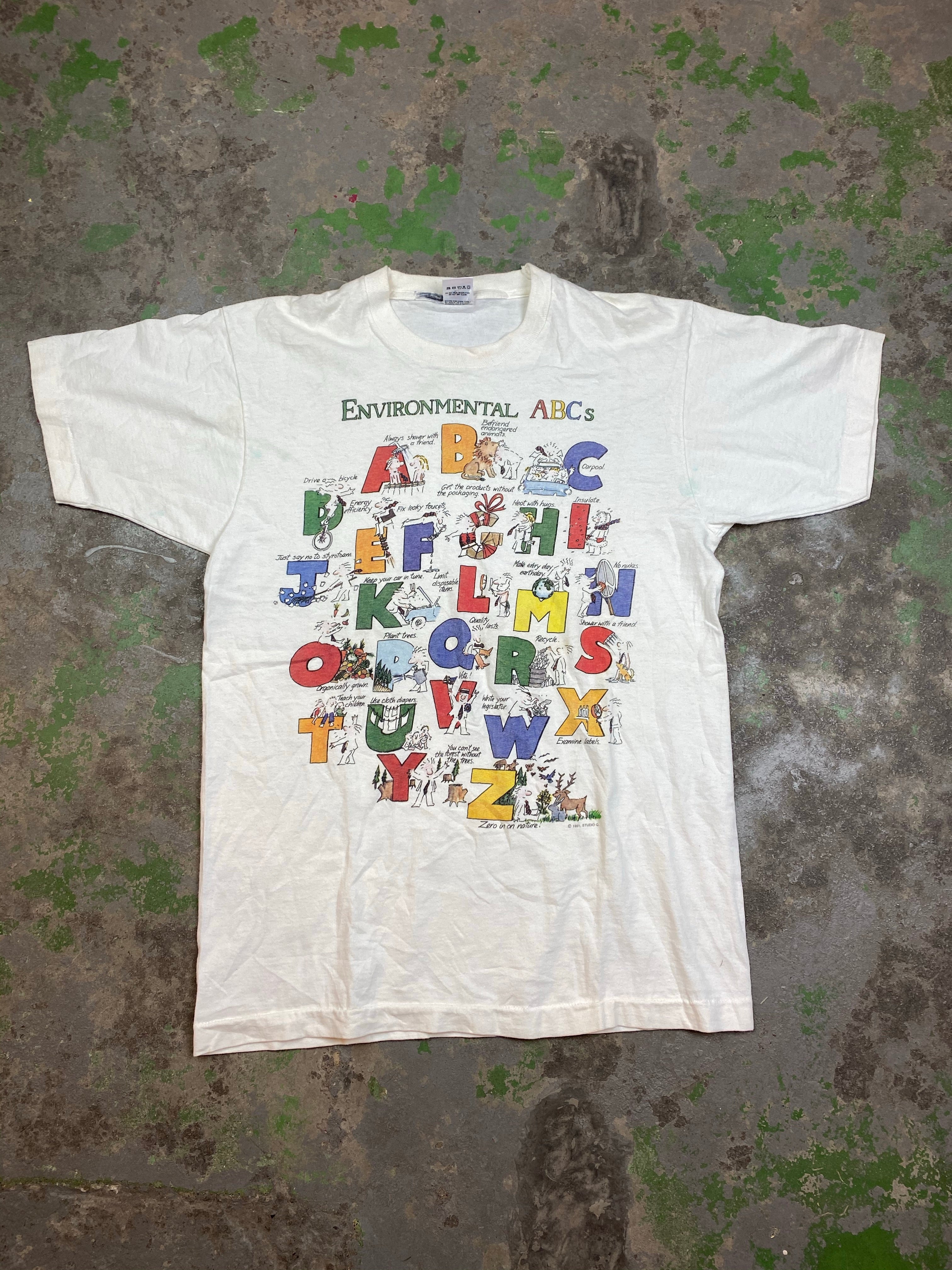 Environmental ABC t shirt