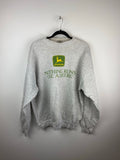 Sport grey John Deere crewneck