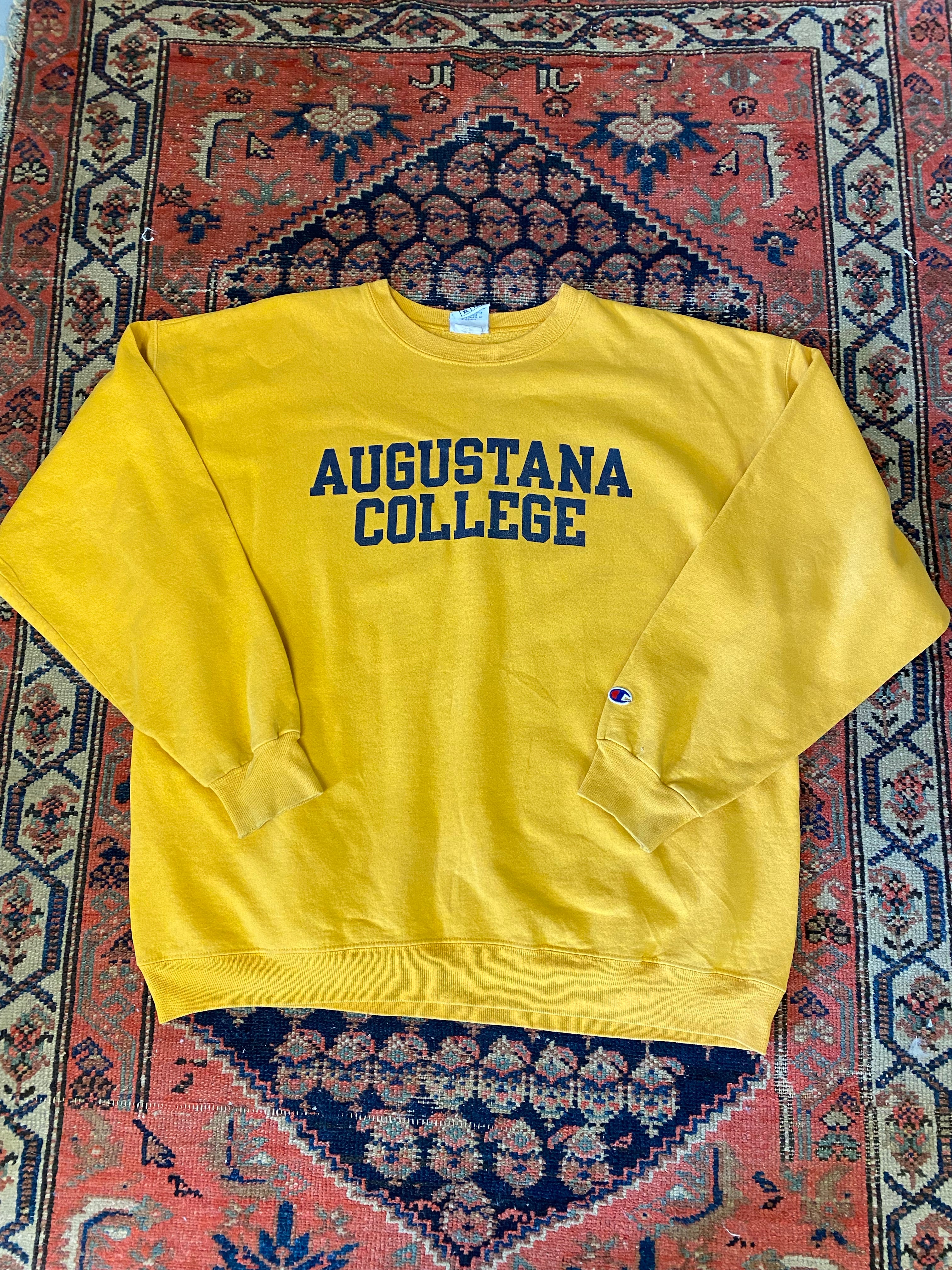 Vintage Augustana College Champion Crewneck - L