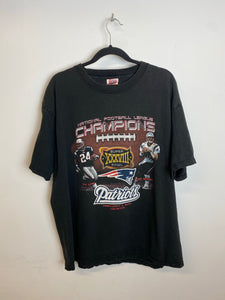 2003 Patriots Champions T Shirt - L