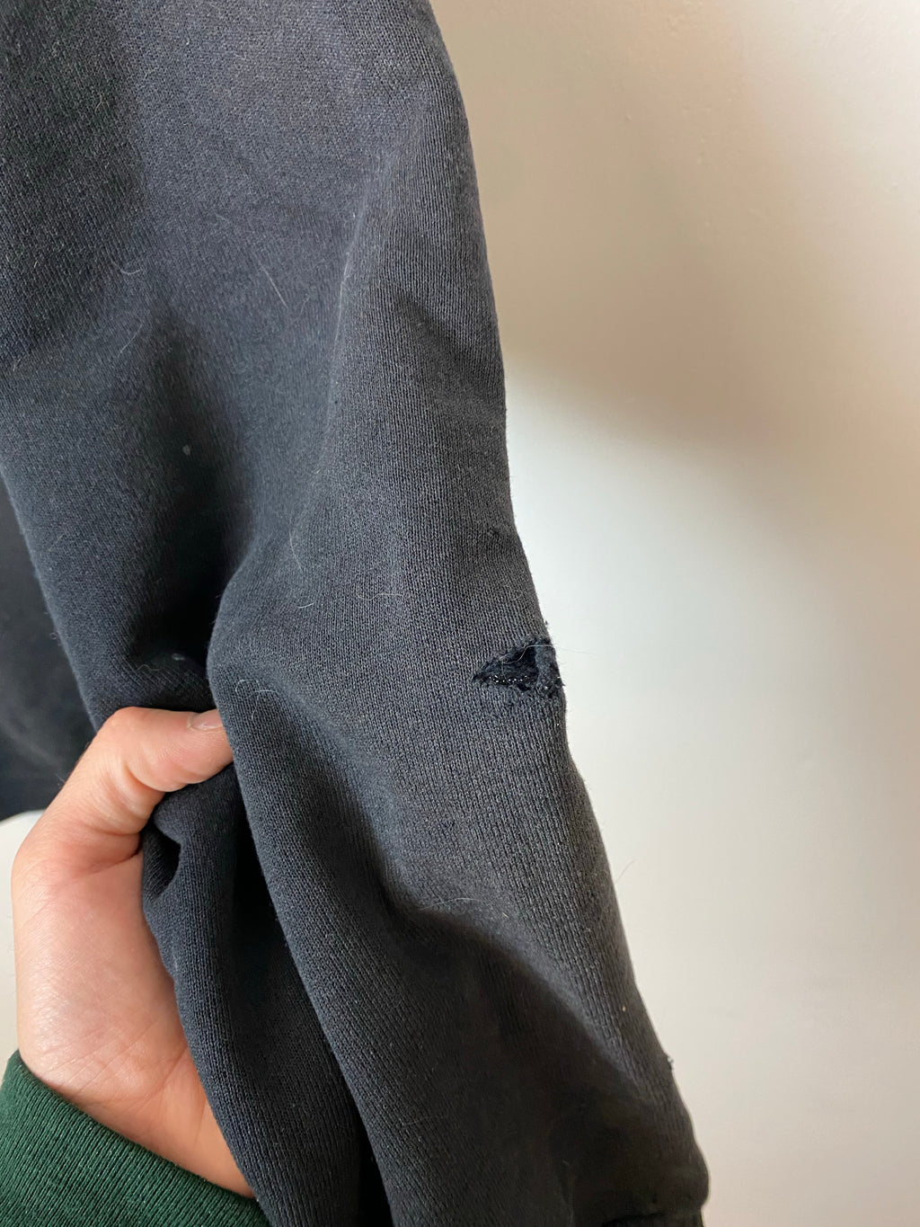 Vintage Front And Back Wolf Thunder Crewneck - L