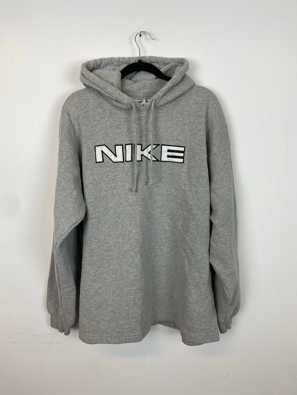 90s embroidered Nike hoodie - L