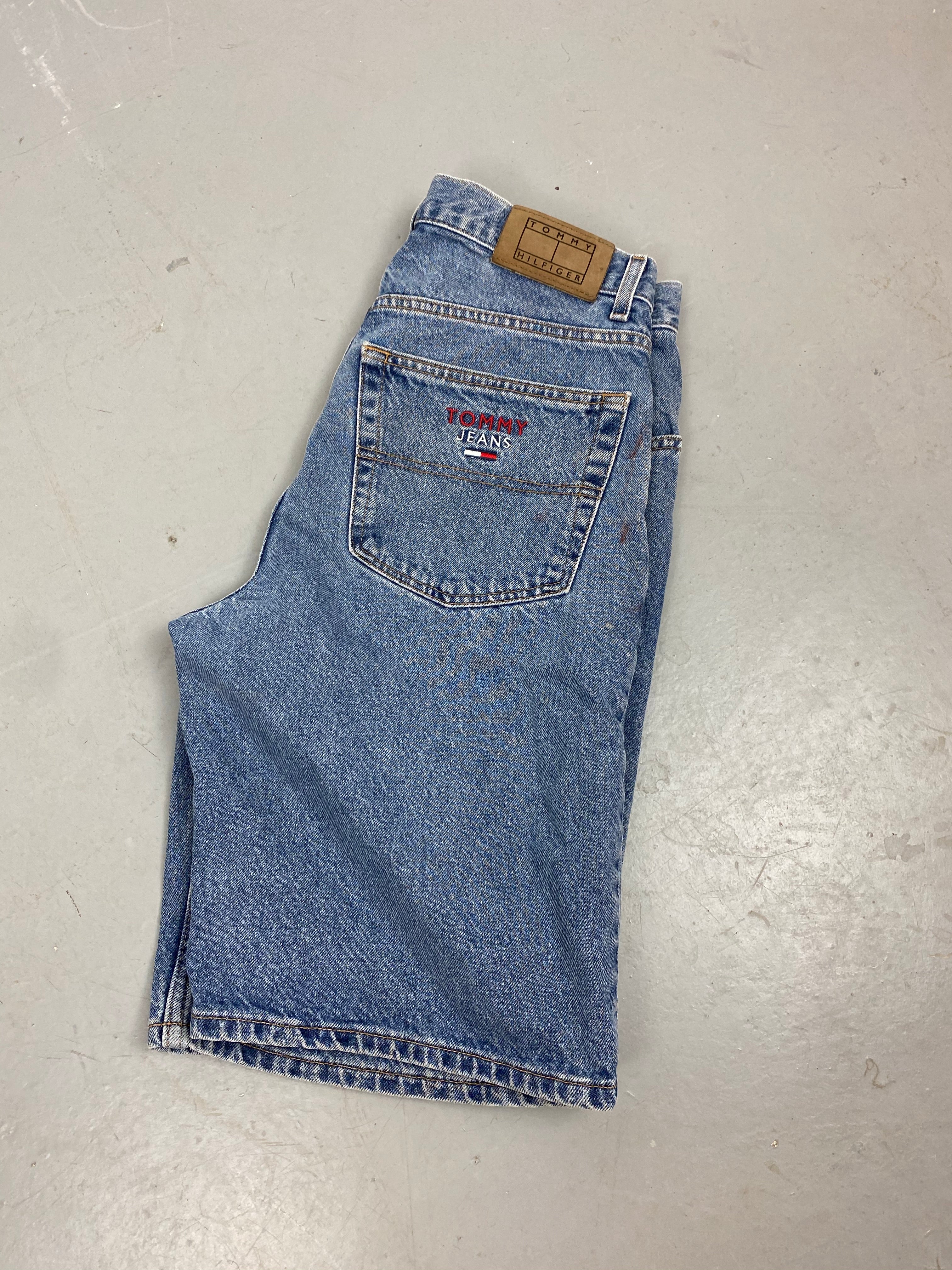 90s Tommy denim shorts
