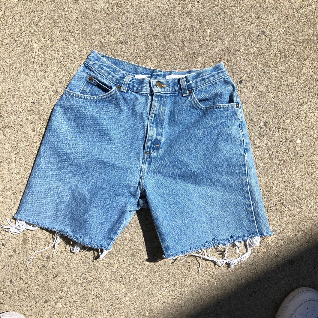 Vintage Light-wash Denim shorts