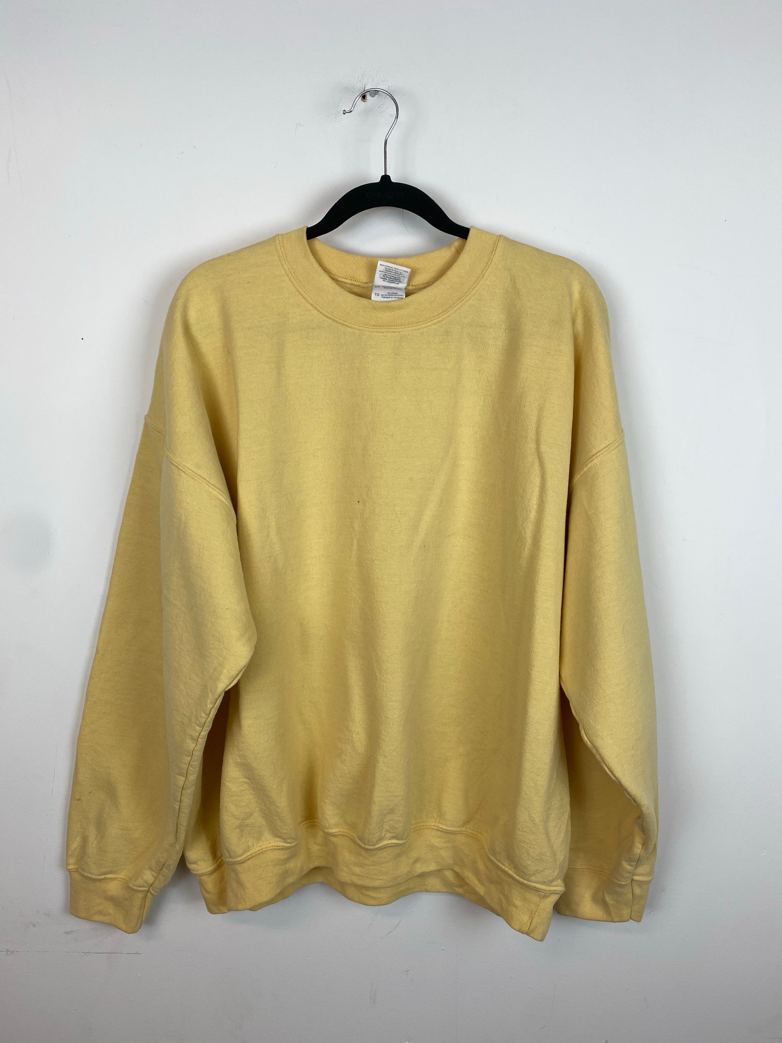 Vintage yellow crewneck - L