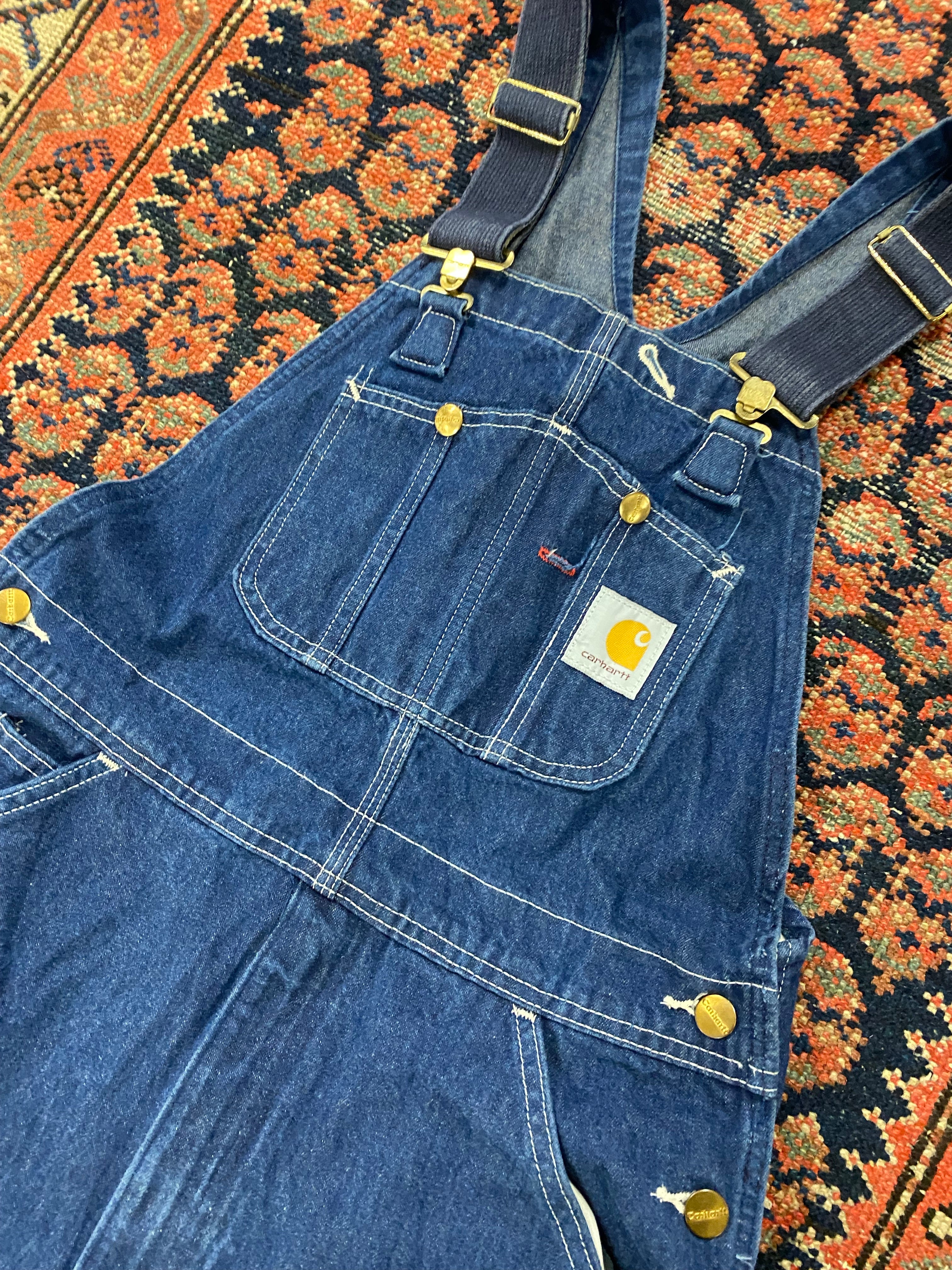 Vintage Cut-off Carhartt Overalls - M