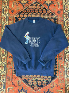 Vintage Embroidered Bunny’s Bar Crewneck - L