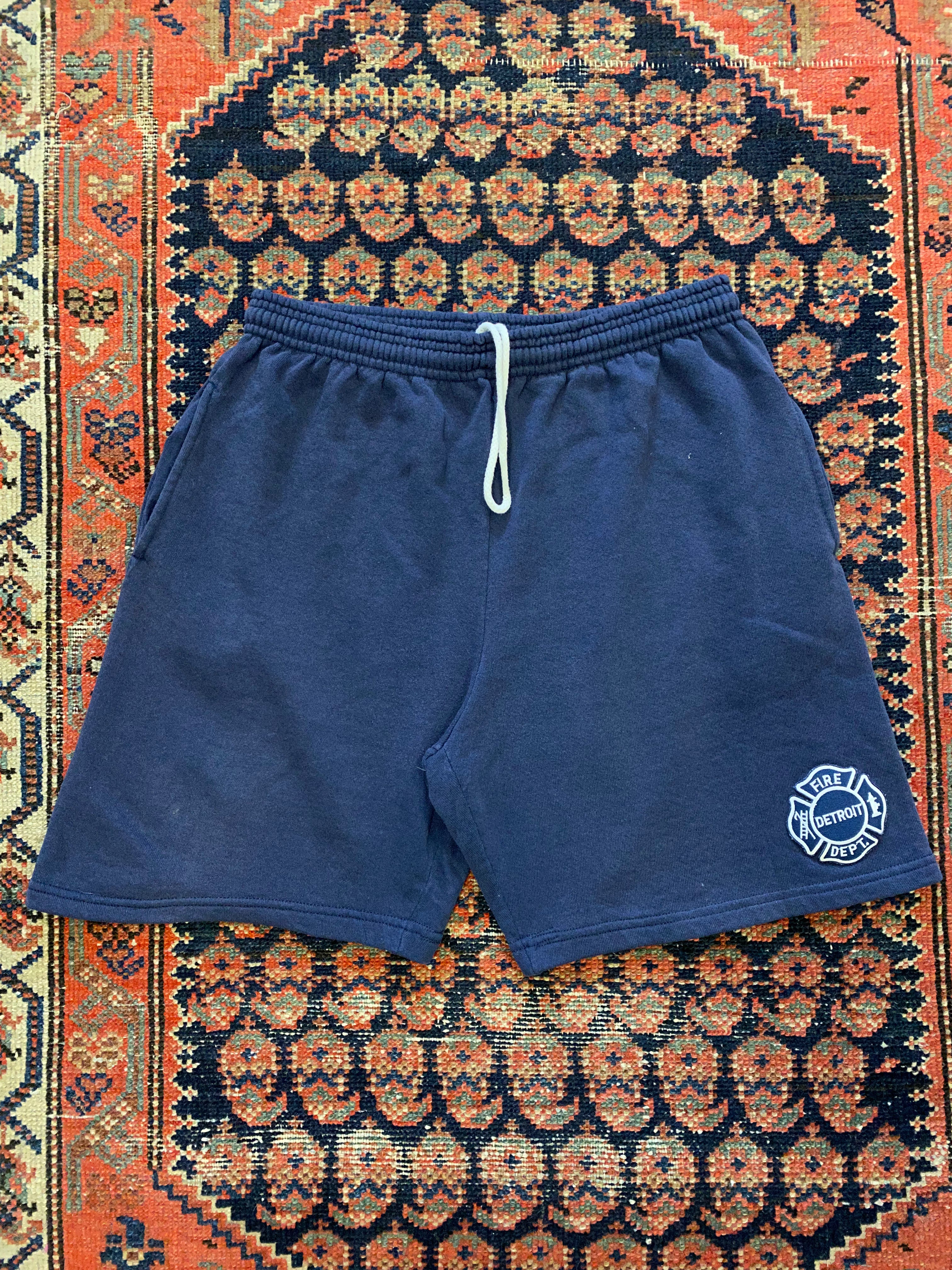 Vintage Detroit fire dept sweat shorts - 28-30IN/W