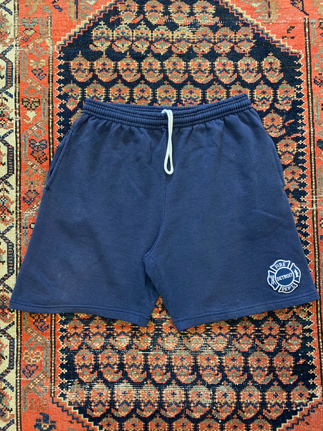 Vintage Detroit fire dept sweat shorts - 28-30IN/W