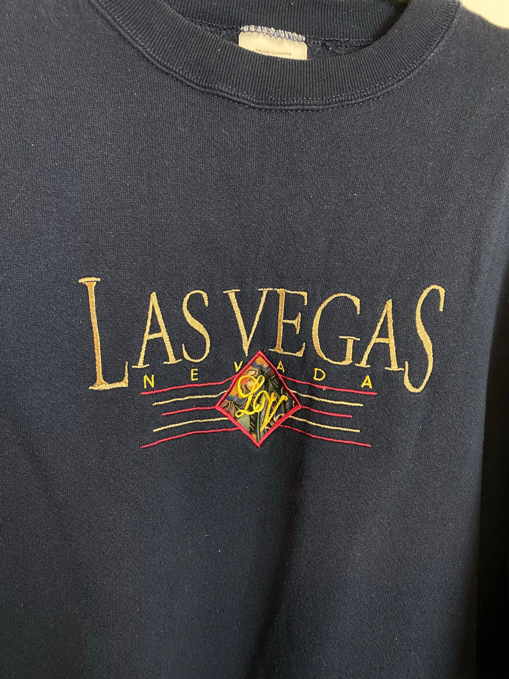 Vintage Las Vegas Embroidered Crewneck - M