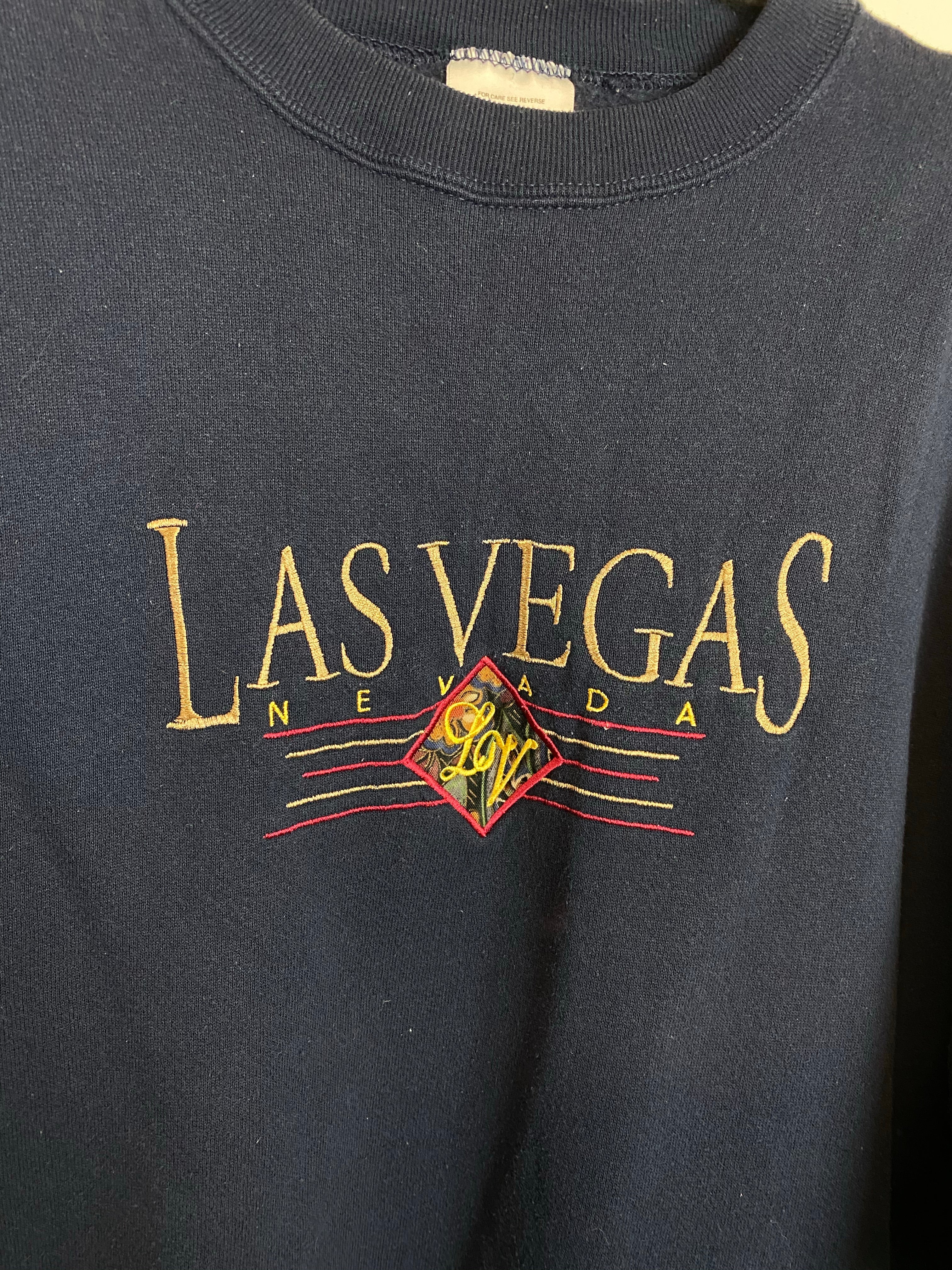 Vintage Las Vegas Embroidered Crewneck - M
