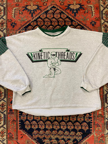 Vintage Kinetic Threads Front And Back Crewneck - S