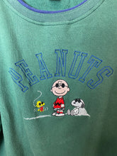 Load image into Gallery viewer, 90s Embroidered Peanuts Crewneck - XS