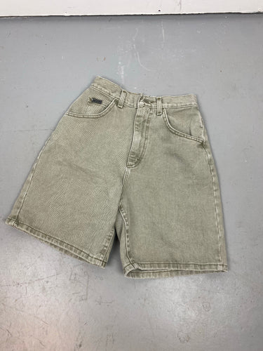 Vintage Stone Wash Lee High Waisted Denim Shorts - 24in