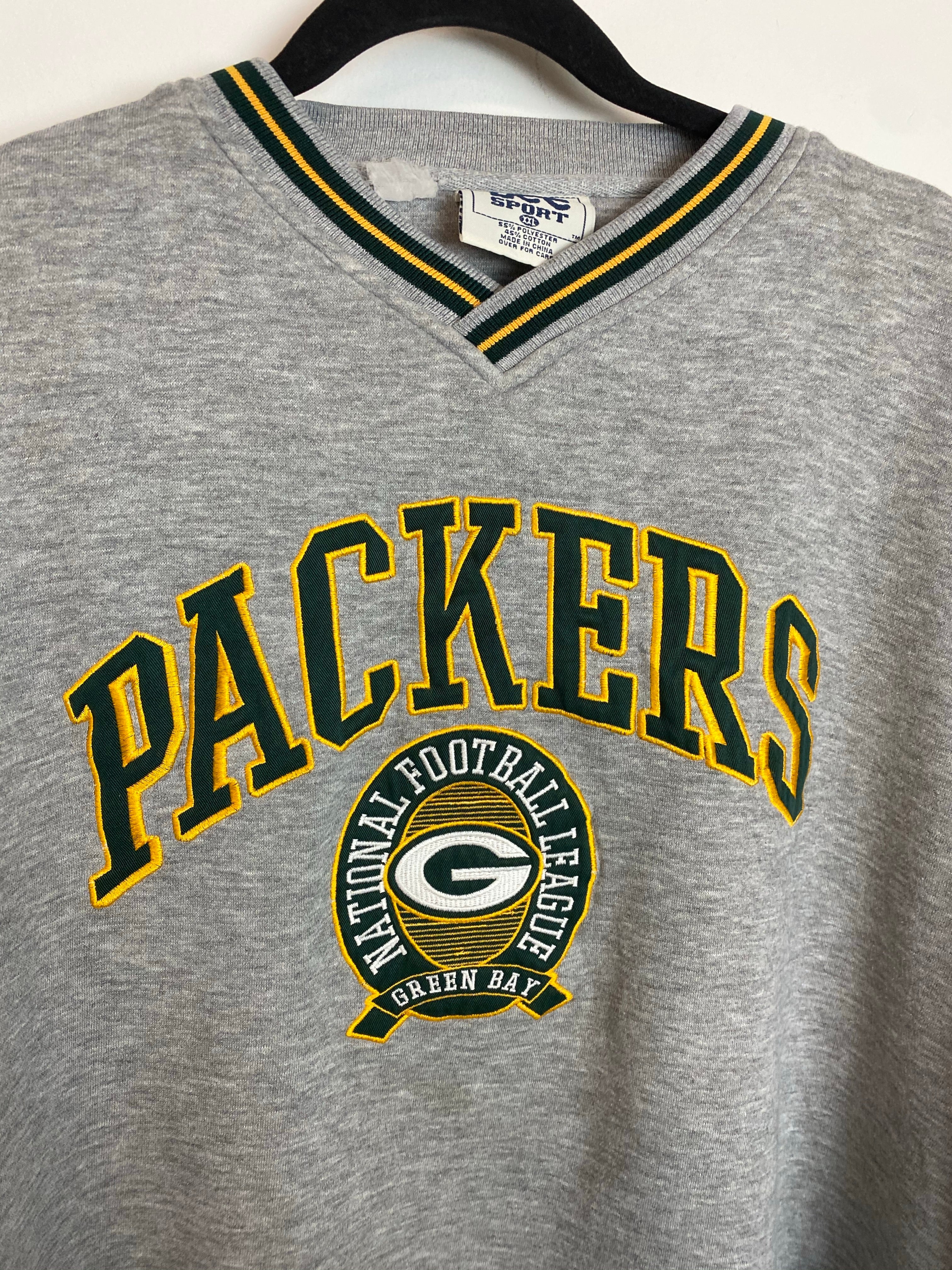 Vintage Green Bay Packers Crewneck - L