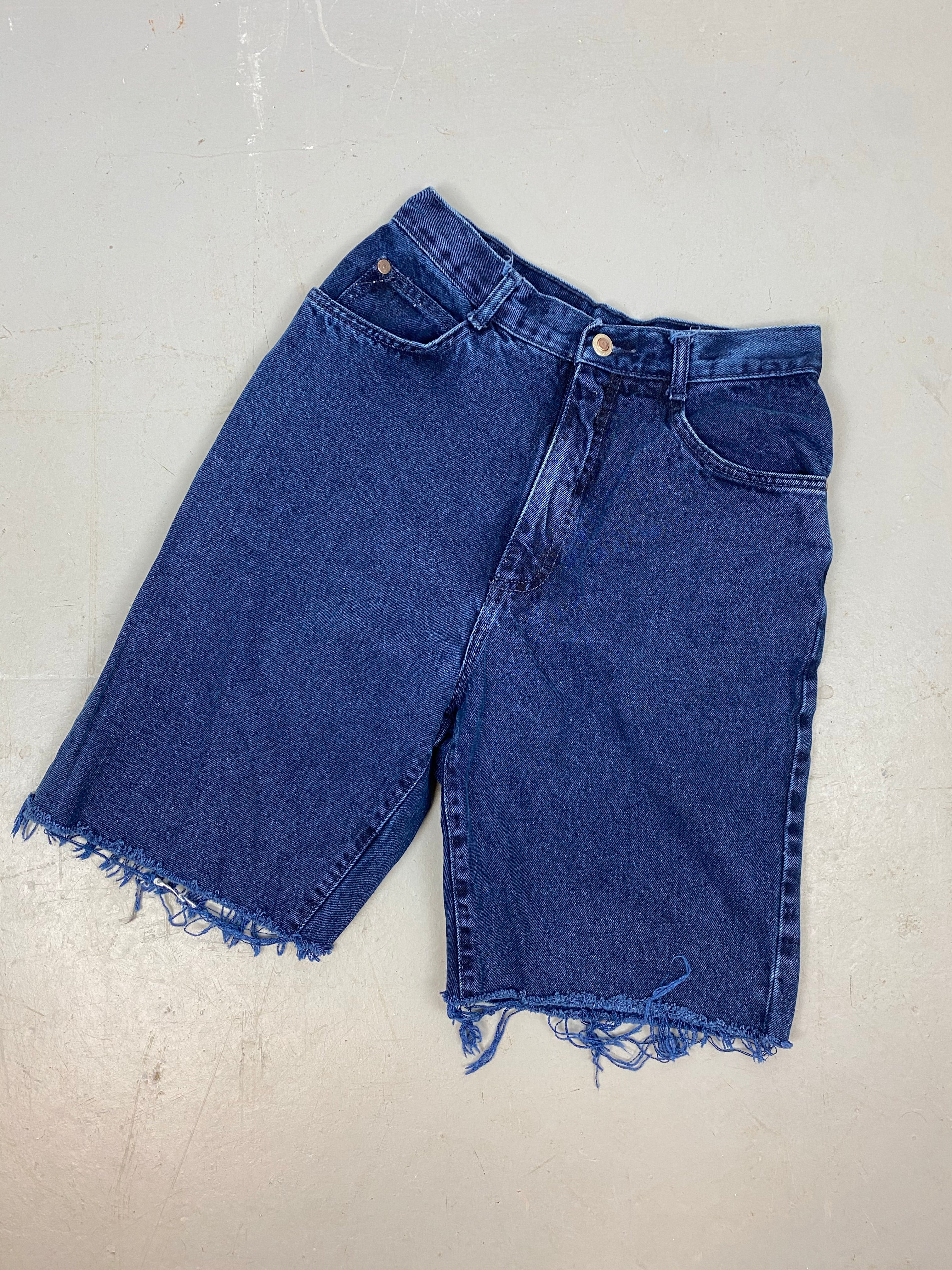 90s high waisted Gitano blue denim shorts - 27in