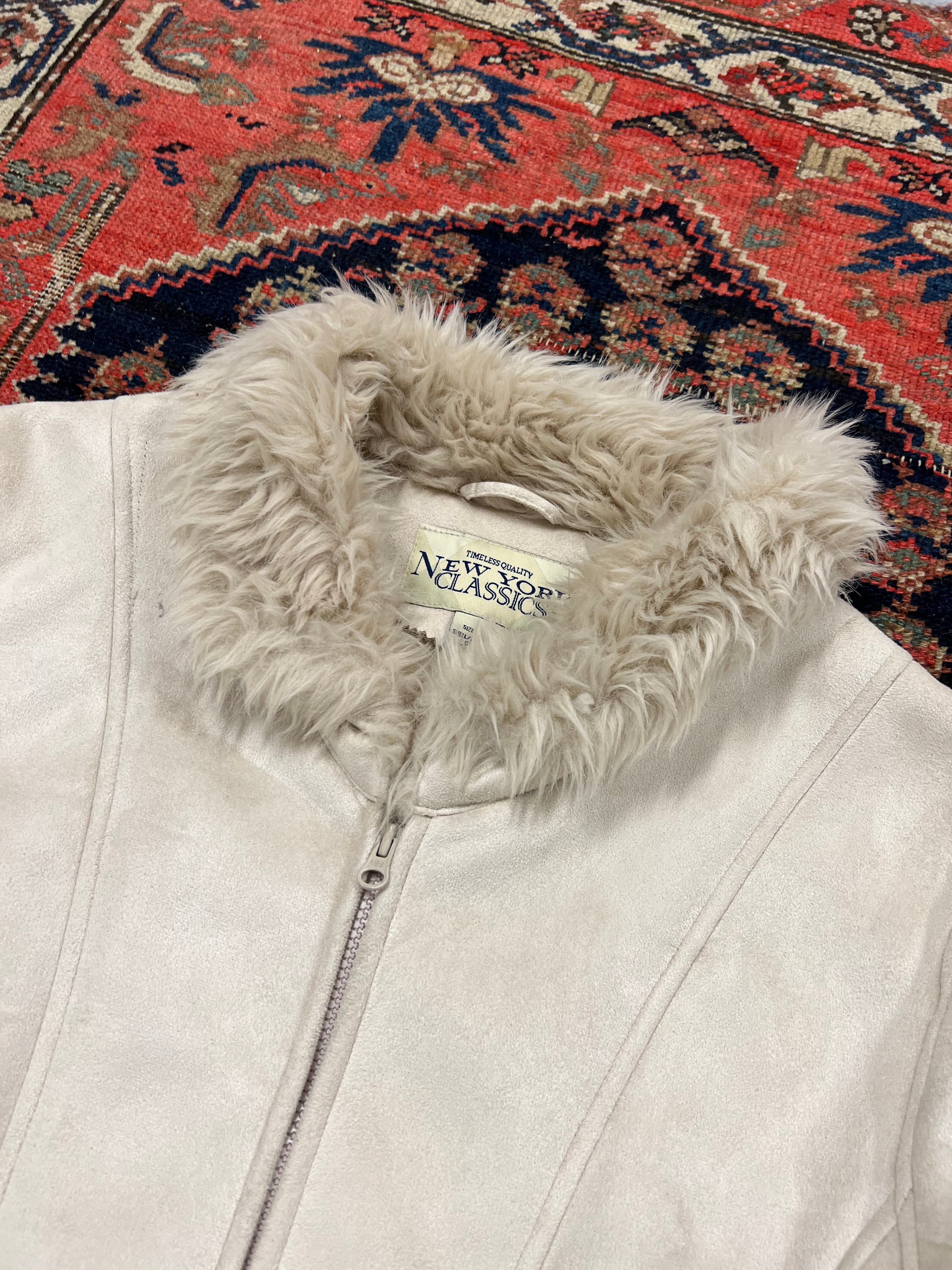 VINTAGE SUEDE COAT - LARGE