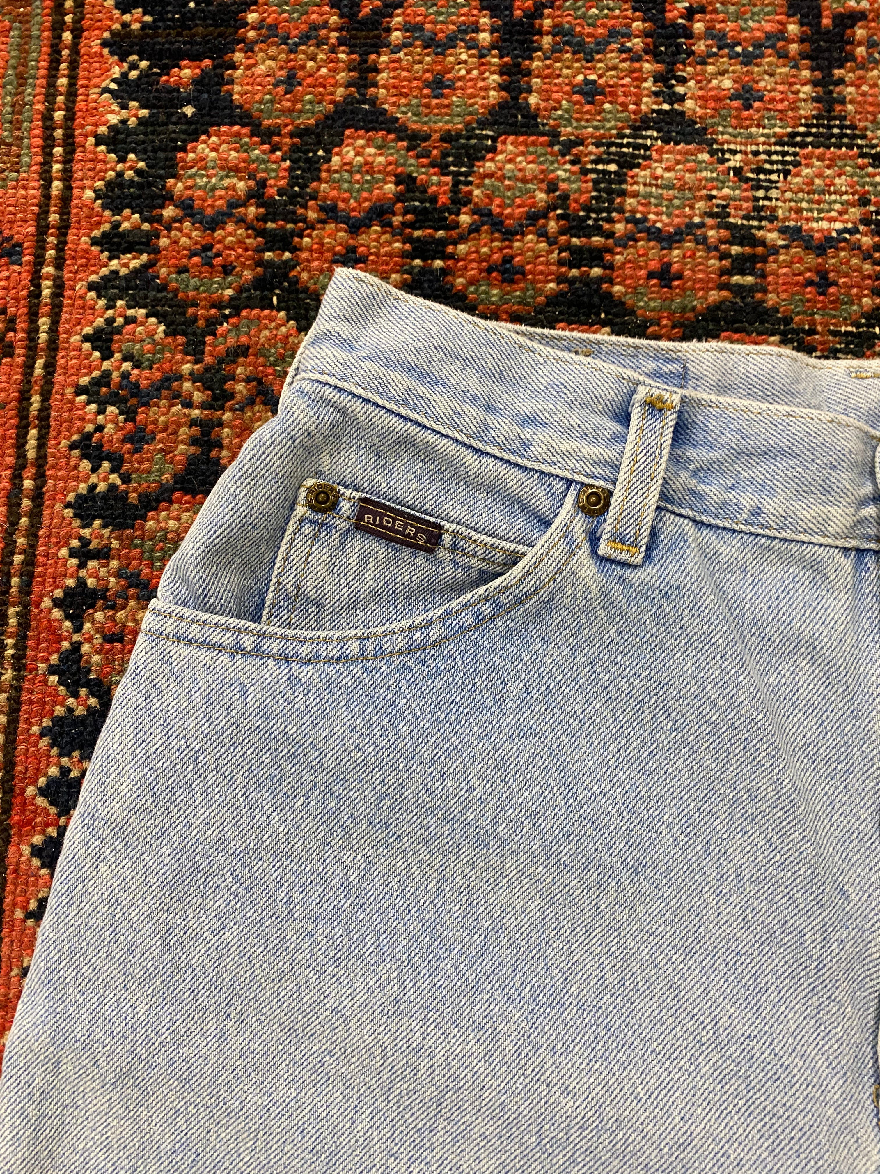 Vintage Riders High Waisted Denim Shorts - 30IN/W