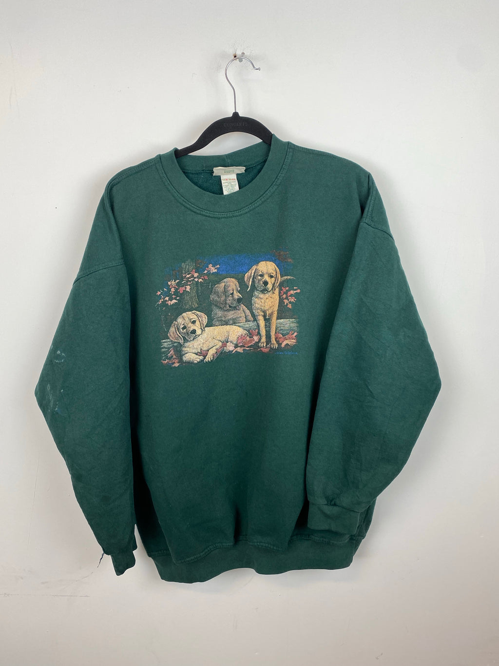 Vintage golden retriever crewneck - M