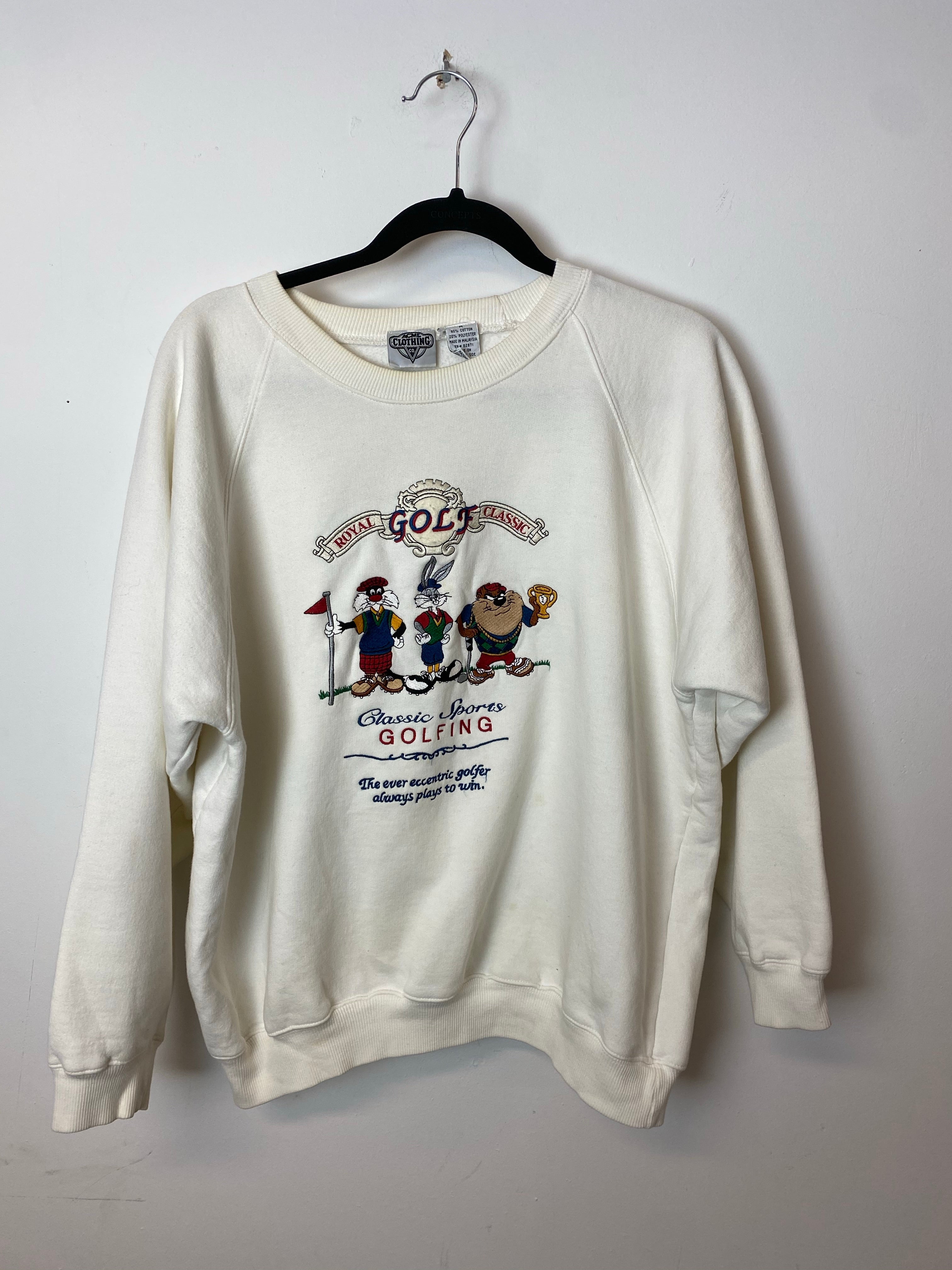 Vintage Warner Bros Golf Classic Crewneck - XS