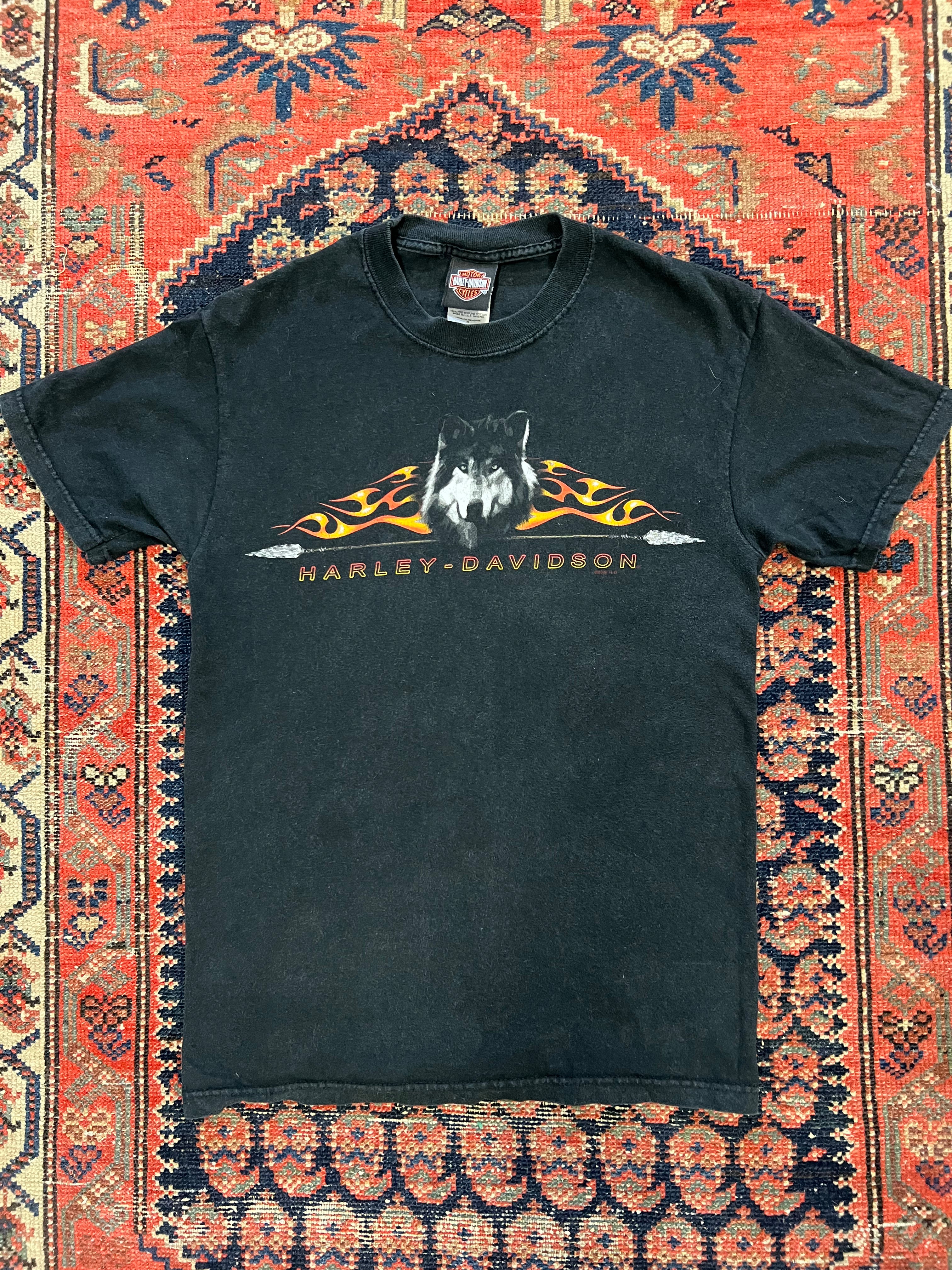 VINTAGE FRONT AND BACK HARLEY DAVIDSON T SHIRT- XS