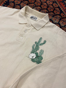 Vintage Cactus Collared Crewneck - L