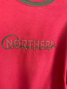 Embroidered Northern Crossroads crewneck