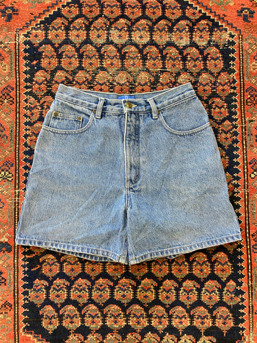 Vintage High Waisted Denim Shorts - 27IN/W