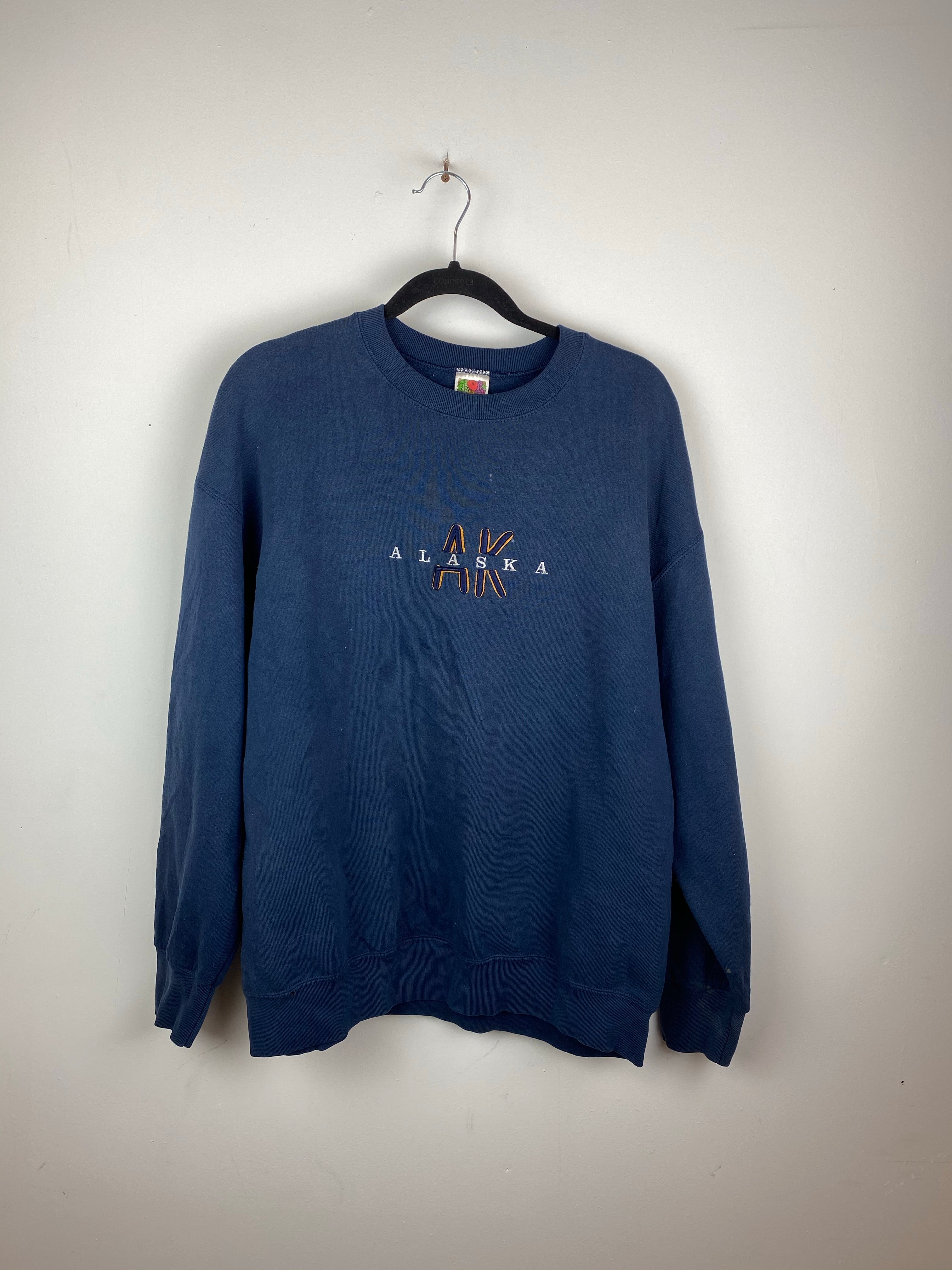 Embroidered Alaska crewneck