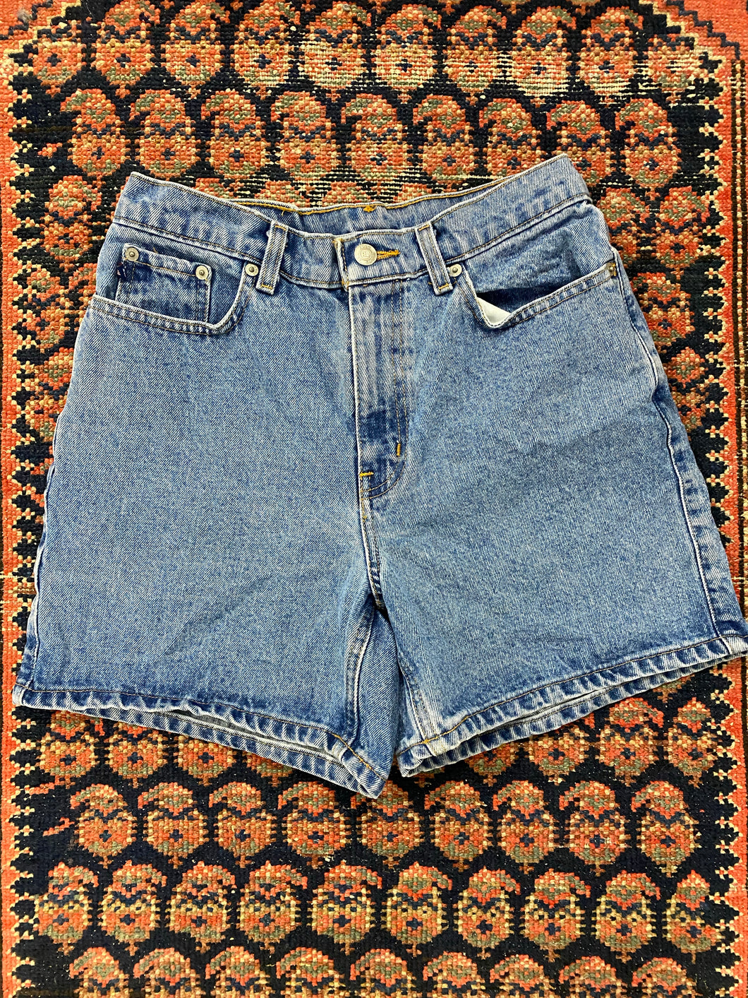 90s Ralph Lauren High Waisted Denim Shorts - 28IN/W