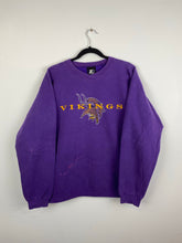 Load image into Gallery viewer, Embroidered Vikings crewneck