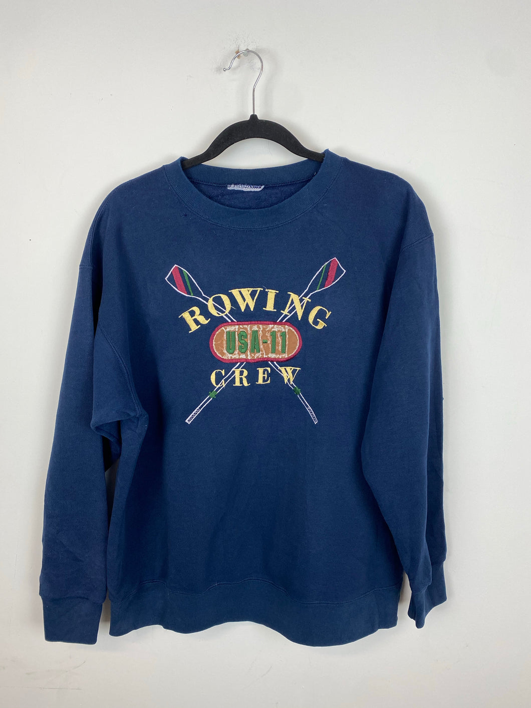 90s embroidered Rowing crew crewneck - XS/S