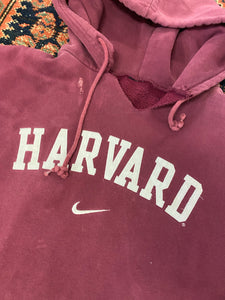 Vintage Harvard Nike Hoodie - L/XL