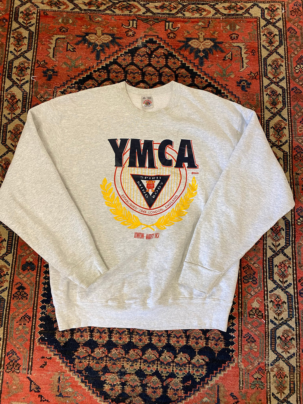 Vintage YMCA Varsity Crewneck - L/XL