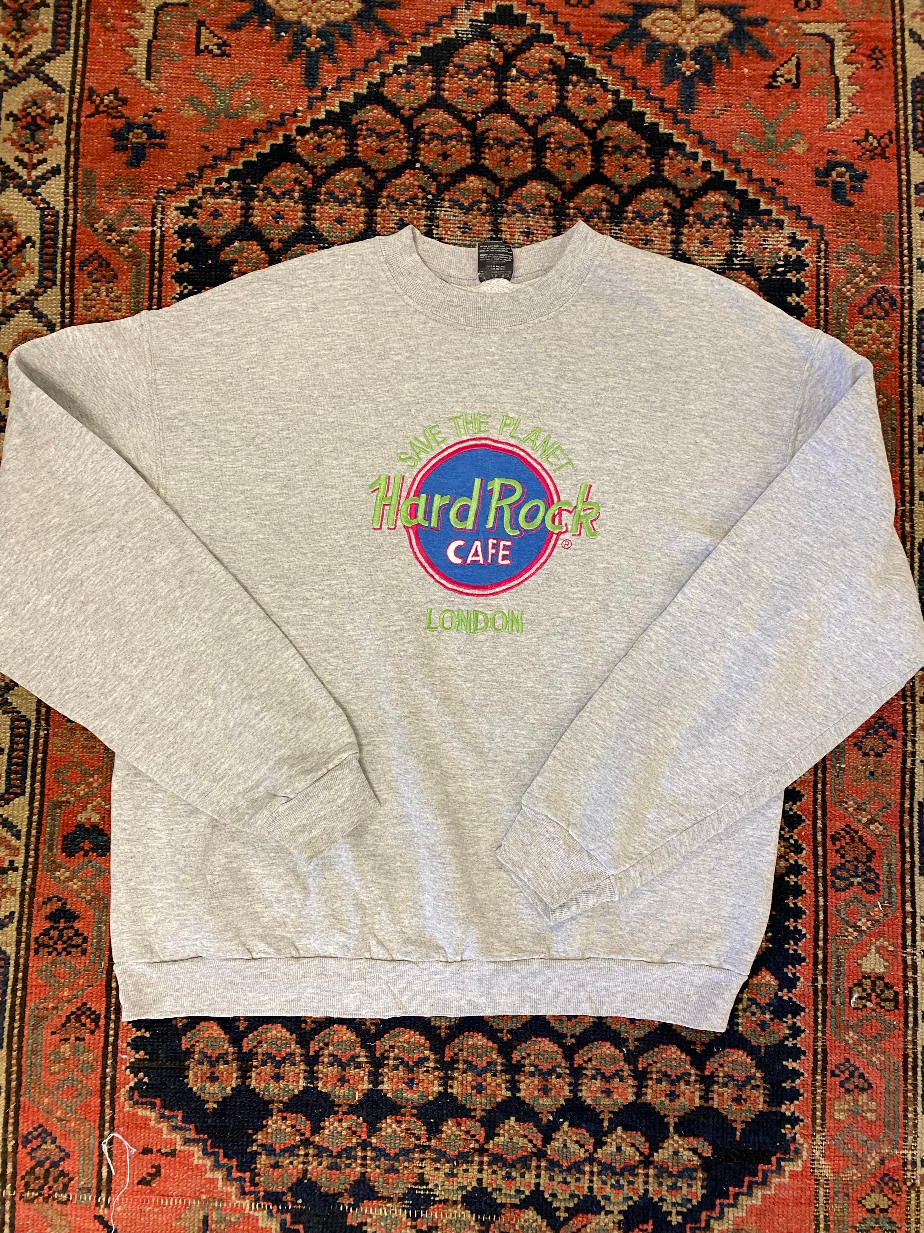 Vintage Hardrock Cafe London Crewneck - M