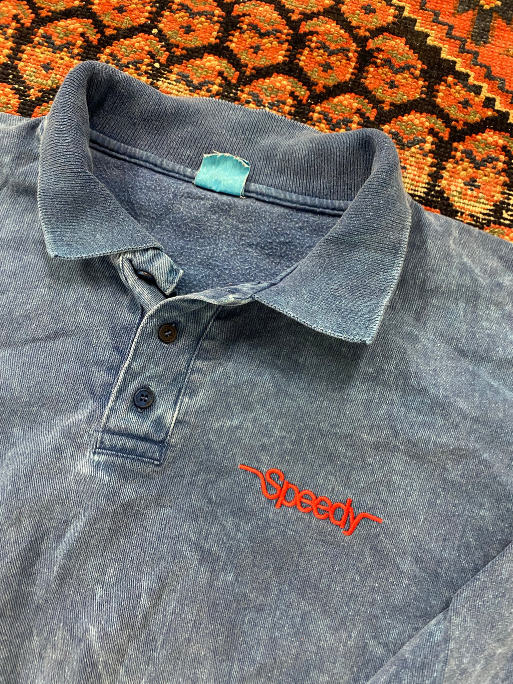 Vintage Speedy Collared Crewneck - M