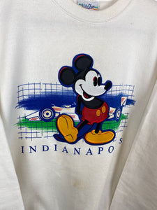 90s Heavy weight embroidered Mickey Mouse crewneck