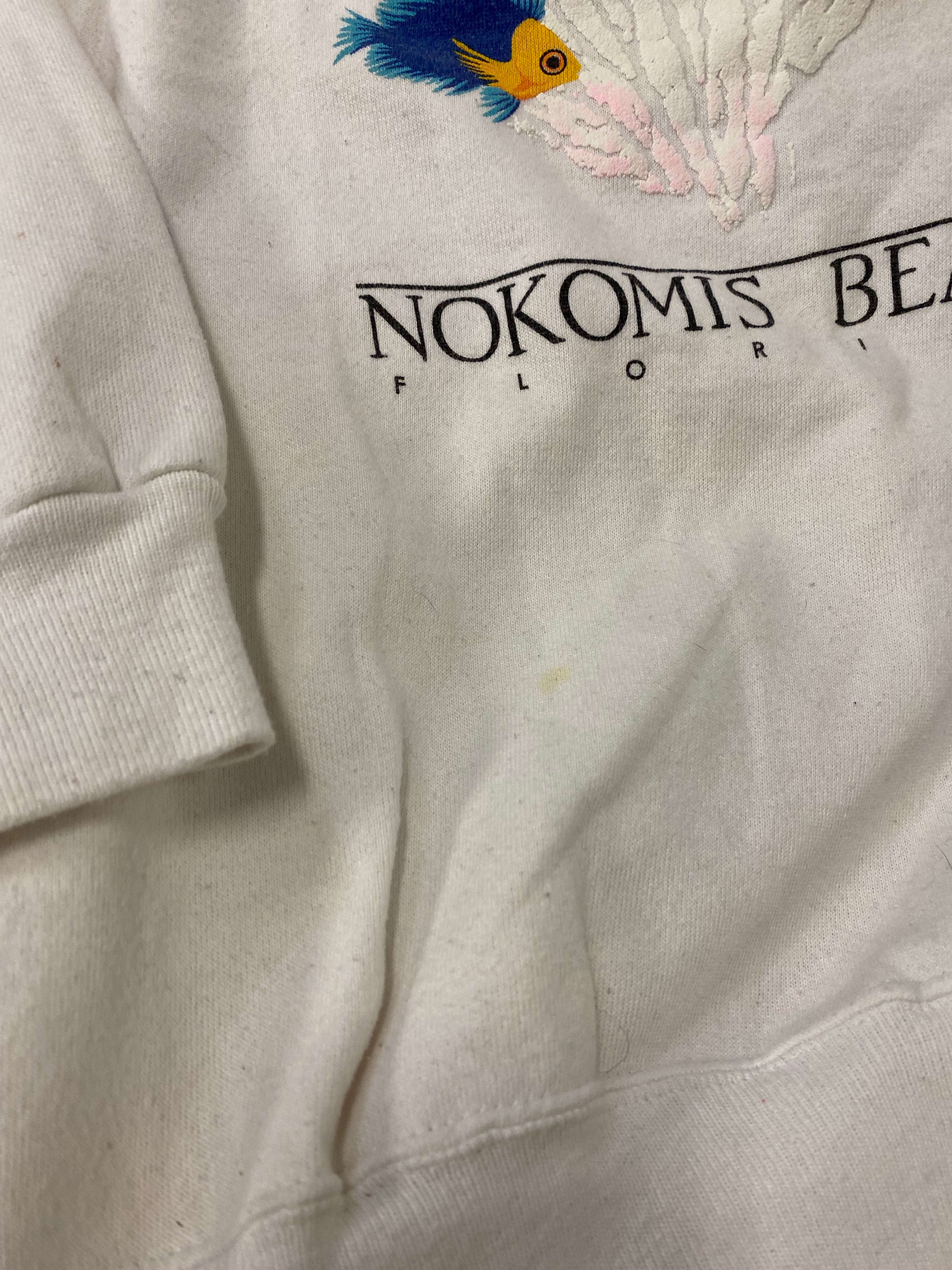 90s Fish Crewneck - L