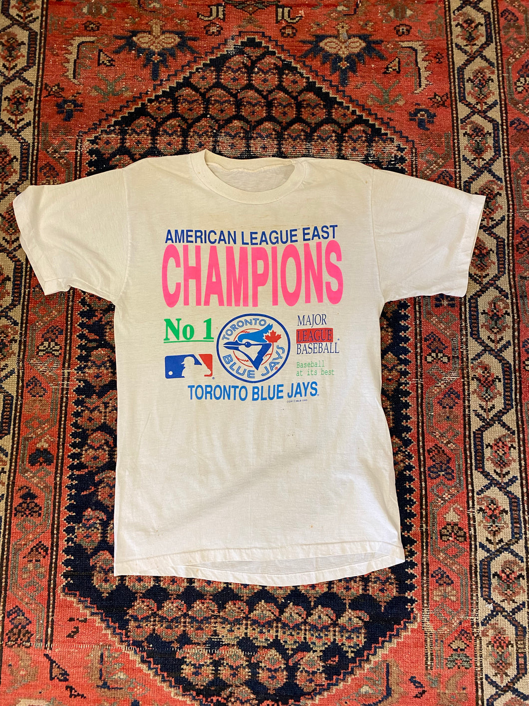 1989 Toronto Blue Jays T Shirt - S