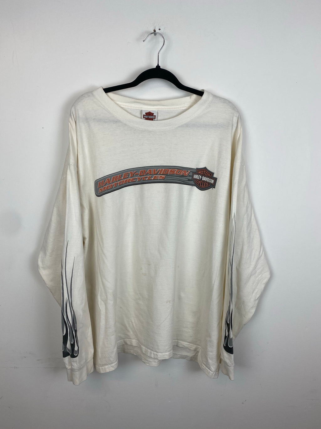 Vintage front and back Harley Davidson longsleeve - L
