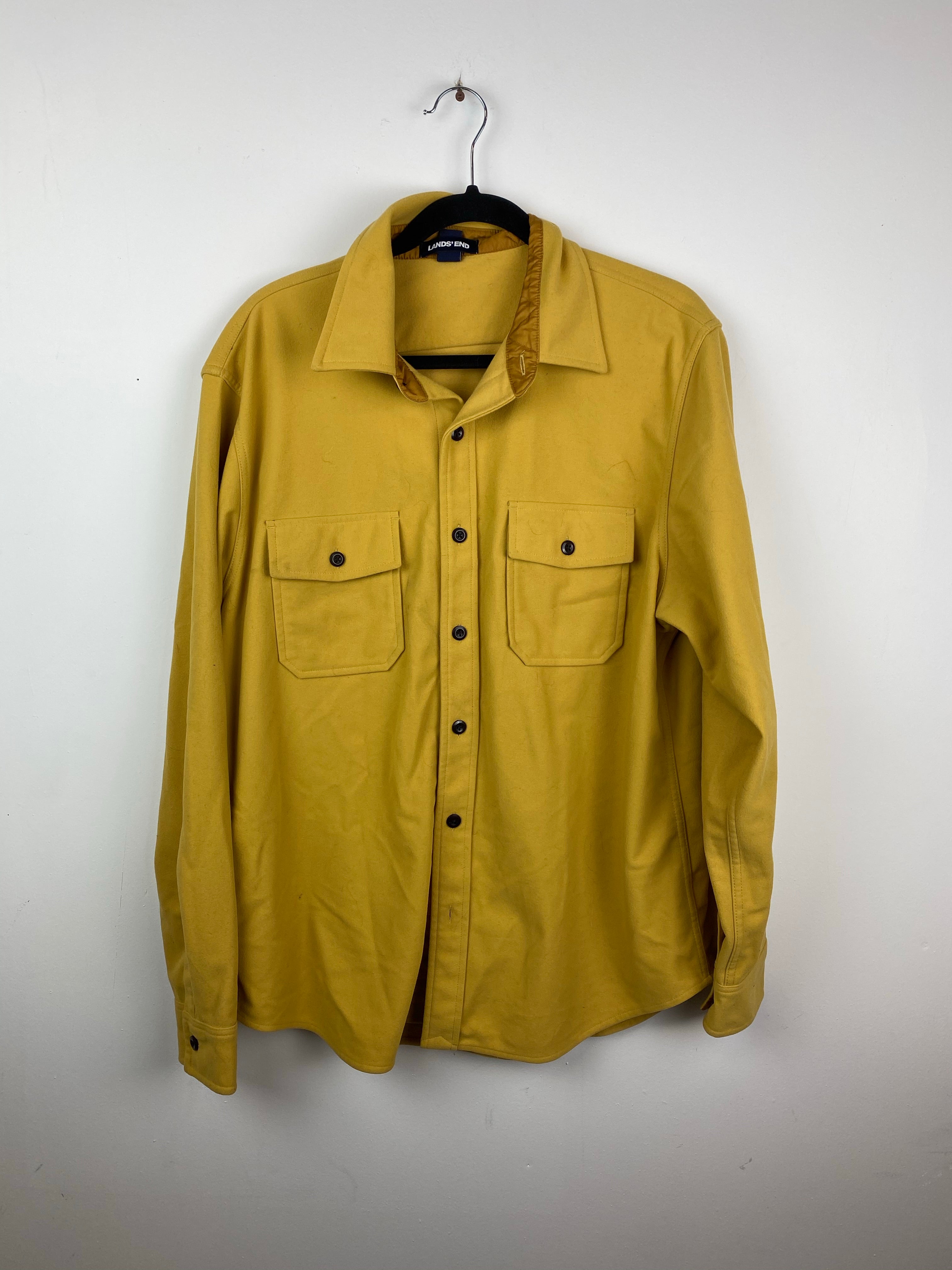 Mustard cotton button up