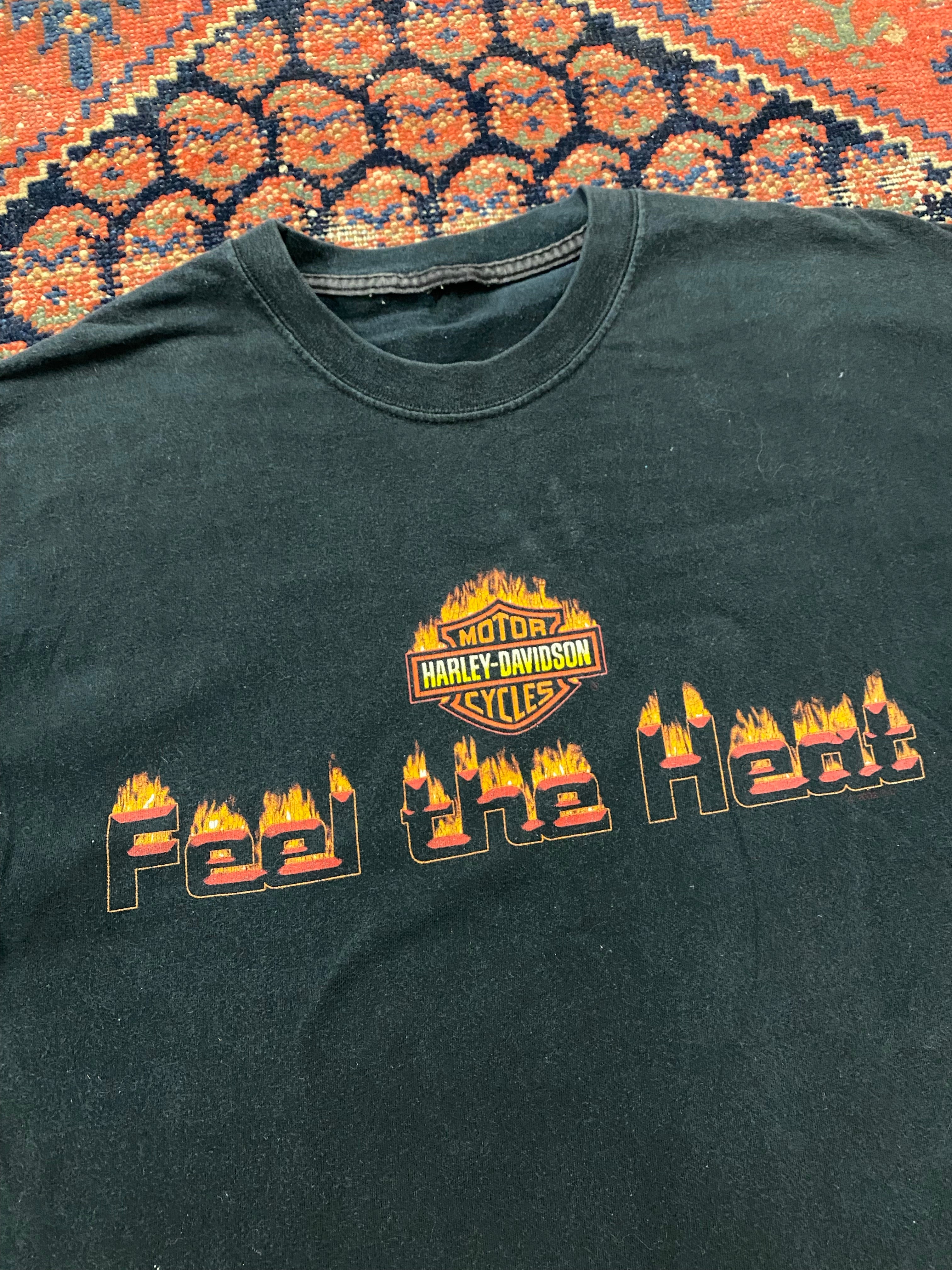 90s Front & Back Harley T Shirt - M